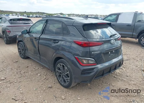 2023 Hyundai Kona N Line z USA, uszkodzony, nr VIN KM8K33A31PU993808